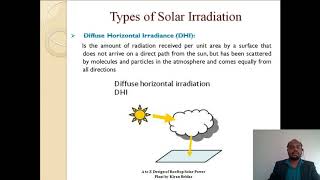 Types of Solar Irradiation [upl. by Phenice643]