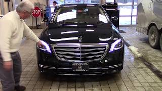 2018 MercedesBenz S450 4Matic  Emerald Green  Demo and Tour with Art [upl. by Phillie431]