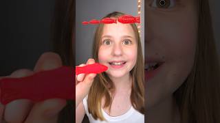 Spicy Family Tiny to Giant Swedish Fish Challenge 🤤 [upl. by Hermon650]