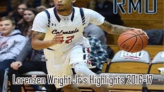 TwiniT Lorenzen Wright Jrs Highlights 201617 [upl. by Johny375]