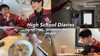 Study Vlog👨🏻‍💻🍜 High School day in my life finals prep fun with friends electrons amp more [upl. by Annissa]