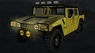 Test Drive OffRoad Wide Open  Hummer H1 Soft Top Modified [upl. by Selmore682]