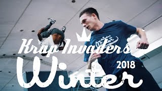 Krap Invaders Winter 2018  Anniversary ParkourFreerunning Jam [upl. by Asiak]