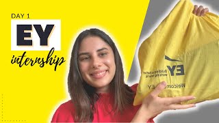 EY Summer Internship Vlog  Day 1 [upl. by Adamek]