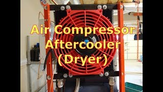 Air Compressor AftercoolerDryer DIY Under 200 [upl. by Onurb]