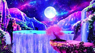 Peaceful Night 💜 Deep Sleep Music 528Hz  Calm Magic Meditation Music [upl. by Eduino]