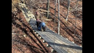 DIY Making of a 86 Suspension Bridge over a 27 Valley [upl. by Eenej]