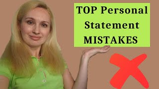 Top Personal Statement Mistakes  CAAPID [upl. by Ahsla911]