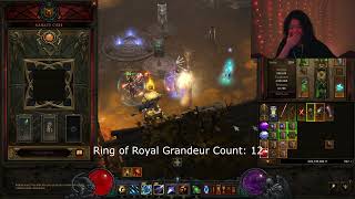 Ring of Royal Grandeur  Teaching my wife how to play Diablo 3 diablo3 diablo [upl. by Anitniuq]