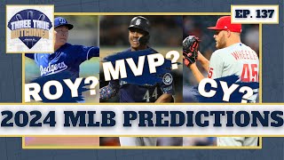 2024 MLB Predictions  Three True Outcomes EP 137 [upl. by Baron284]