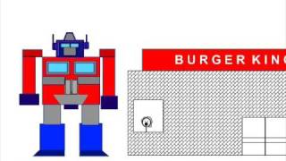 Rejected Optimus Prime Transformers Burger King Commercial [upl. by Dnalyk272]