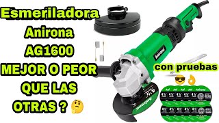 Esmeriladora Anirona AG1600 parati herramientas newtools tips fypシ゚viral fyp fy fypp tool [upl. by Noak]