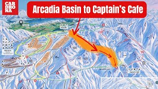 CARDRONA 2024 Arcadia Basin to Captain Cafe chairlift Captains Express Quad  Amateur snowboard [upl. by Zennas347]