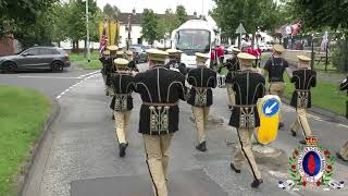 North Ballymena Protestant Boys FB  Cloughfern Young Conquerors FB Parade 170824 [upl. by Rosemaria]