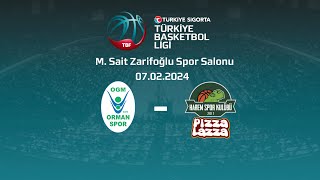 OGM Ormanspor  Pizza Lazza Harem Spor Türkiye Sigorta TBL 23Hafta [upl. by Ahcas1]