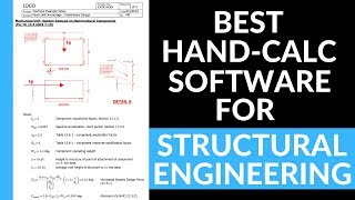 The Best Free Software For Civil Structural Engineering Hand Calculations Mathcad Tutorial [upl. by Claudius390]