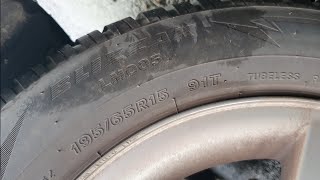 Bridgestone Blizzak LM005 19565R15 91T Made in Spain [upl. by Adanar]