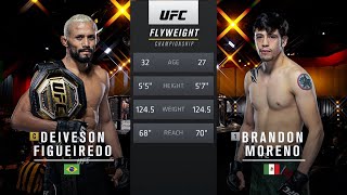 UFC 270 Free Fight Brandon Moreno vs Deiveson Figueiredo 1 [upl. by Eusoj]