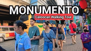 Walking around Monumento Caloocan Philippines🇵🇭 Virtual Tour [upl. by Chatwin]