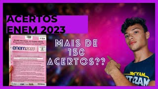 Meus acertos no ENEM 2023 [upl. by Adallard]