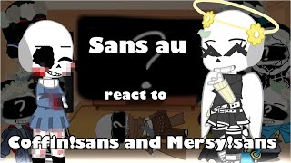 sans au react to Coffinsans and Mersysansno ships [upl. by Raines]