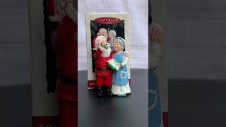 Handwarming Present Mr and Mrs Claus Hallmark Christmas Ornament available at treasuretiquecom [upl. by Atteniuq]