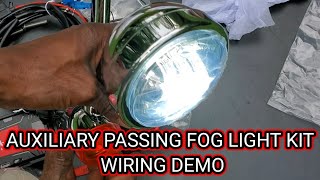 HarleyDavidson Auxiliary Passing Fog Light Kit Wiring Demo [upl. by Ruomyes]