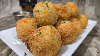 These Cheesy Mashed Potato Bites are the PERFECT leftover recipe [upl. by Coop431]