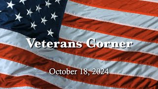 Veterans Corner  Jim Tepper  October 2024 [upl. by Ebba]