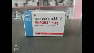 Kenacort 4mg tablet use [upl. by Yokum]