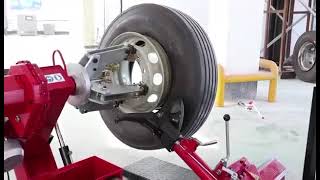 DALI Truck Tire Changer TR28 Operation Video [upl. by Esiuol123]