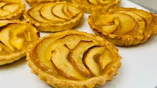 تارت التفاح هشوشةtarte au pomme 🍎 pomme 🍏 [upl. by Eluj]