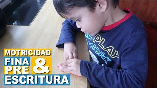 Actividades para la Motricidad Fina y Preescritura en niños de 4 años [upl. by Myrilla]