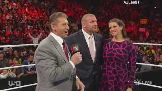 WWE RAW The Authority and MrMcman segment November 32014 [upl. by Nolrak]