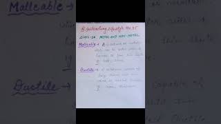 Malleable and Ductile Substance Metal and NonMetal Class 10 Science [upl. by Atwahs]