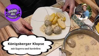 Königsberger Klopse  klassische Zubereitung mit Kapern und Sardellen [upl. by Verine336]