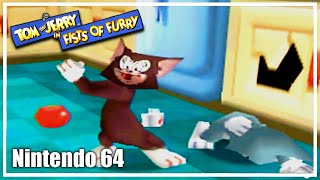 Tom and Jerry in Fists of Furry 100 Nintendo 64 Walkthrough Butch [upl. by Adnawt507]