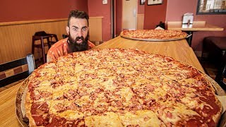 The Biggest Pizza Challenge Ive Ever Seen  Trip To Buffalo Pt2 [upl. by Hinkel]