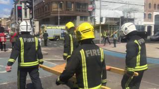 London Fire Brigade 150th anniversary parade [upl. by Favien]