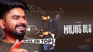 REACTION ON  Majhe ale official song Armn Nuwave Music  latest punjabi song 2024 [upl. by Tips]