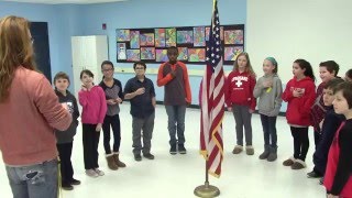 5th Grade Pledge of Allegiance [upl. by Yajet]