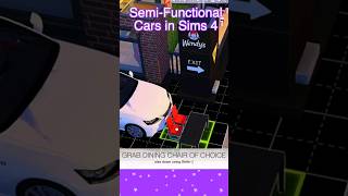 Sims 4 Hack Functional Cars kinda sims shorts [upl. by Eniad]