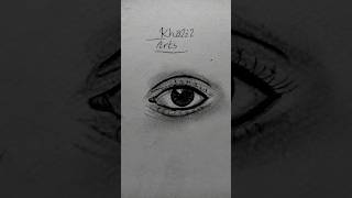 Realistic Eye drawing  tutorial for beginners  Support me All Friends  viralshort  youtubeshorts [upl. by Enairb]