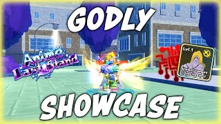 NEW GODLY Dio Over Heaven Showcase in Anime Last Stand [upl. by Mercola]