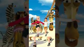 Elsa joins I like to move it Tiktok dance challenge  Madagascar Physically fit Zepeto Animation [upl. by Rivard]