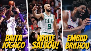 DWhite SALVA o Celtics  Suns e Jazz fazem JOGAÇO  Embiid BRILHA contra Atlanta  Rodada NBA [upl. by Cristin]