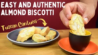 Make Biscotti Like An Italian Authentic Tuscan cantucci recipe [upl. by Ordisy639]