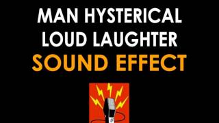 Loud Hysterical Uncontrollable Bray Laughter Of a Man Sound Effect [upl. by Yedsnil]