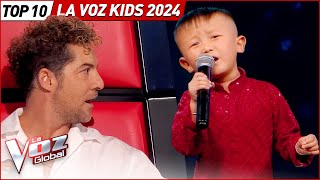 Las Audiciones a Ciegas MÁS VISTAS de La Voz Kids 2024 [upl. by Brabazon]