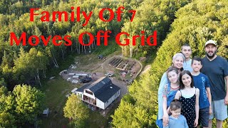 Family Of 7 Moves Off Grid Into The Canadian Wilderness [upl. by Kai]